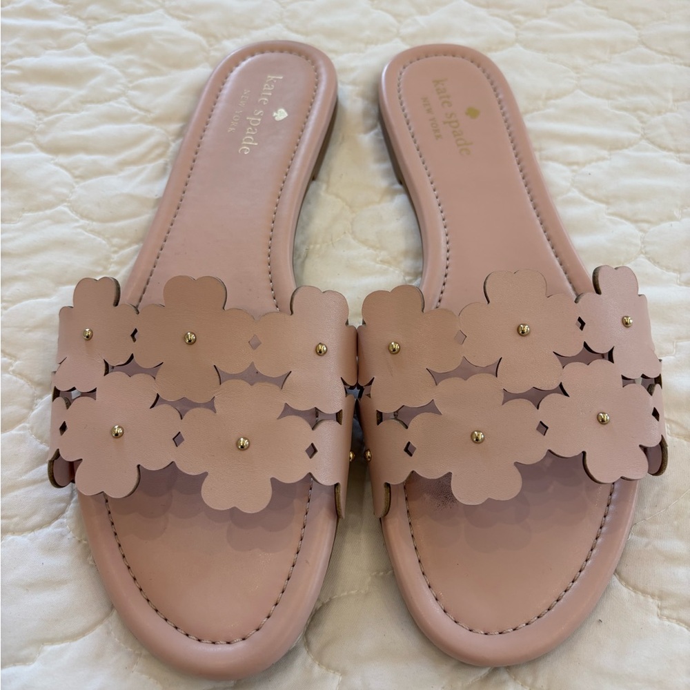 Kate Spade Blush Floral Sandals